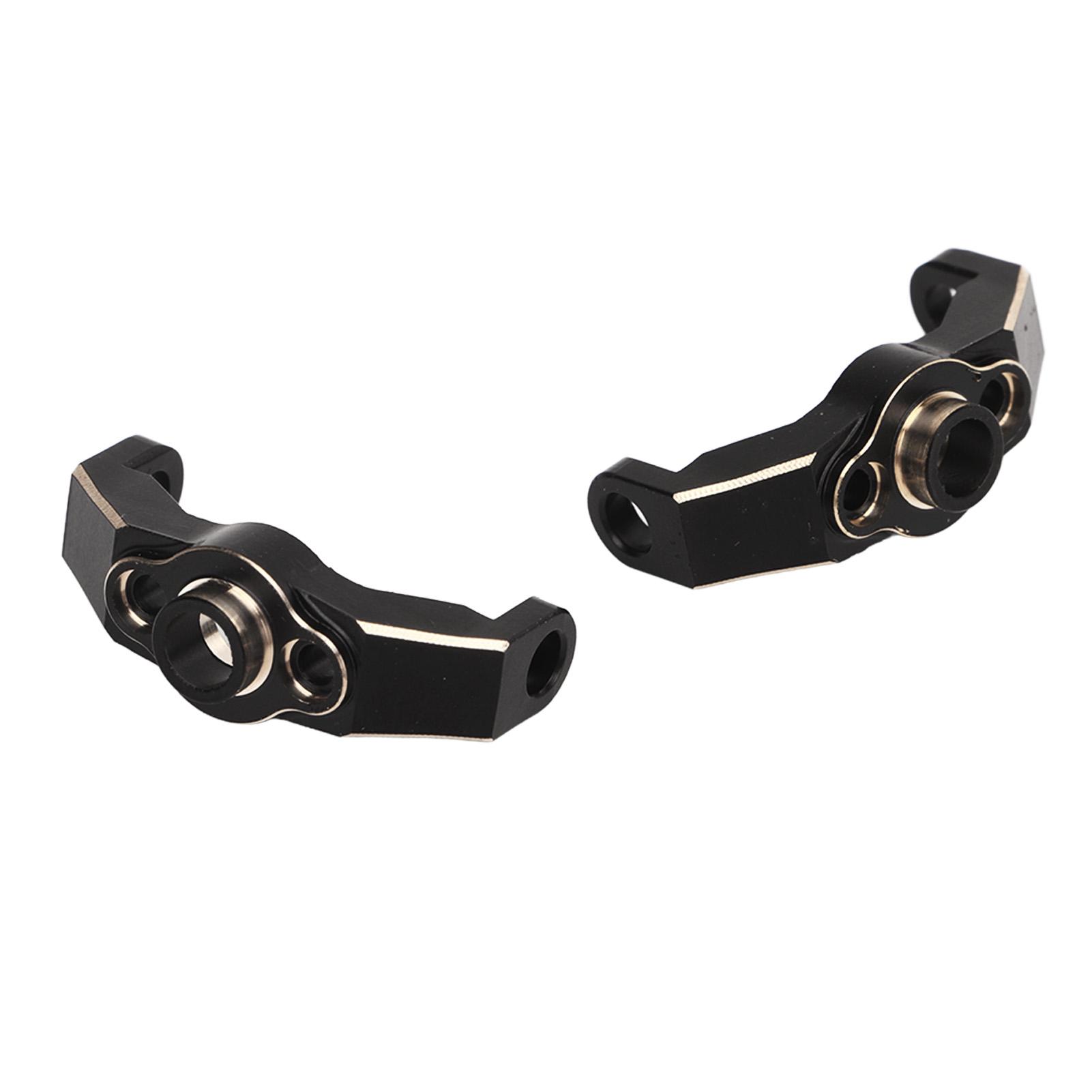 

2pcs Brass C Hub Carrier Professional RC Brass Caster Mounts with Bearings for Traxxas TRX4M 1/18 RC Car