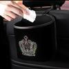 Luxuriöse Diamant-Strass-Auto-Aufbewahrungstasche, Organizer, Sitzlehnenhalter, mehrere Taschen, Auto-Rücksitz, Verstauen, Aufräumen für Frauen