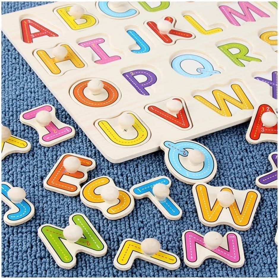 Wooden Puzzle for Children, Fitted Puzzle, Baby Montessori, 1 2 3 Years Old, Early Childhood Development, Shape Matching, Shape Recognition, Color