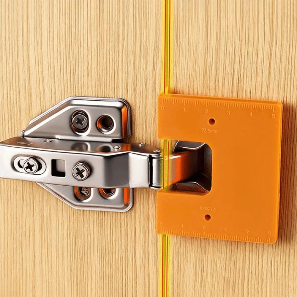 Double Sided Scale Hinge Installation Fixing Plate with Magnetic Fixed with Positioning Hole Hinge Installation Clips