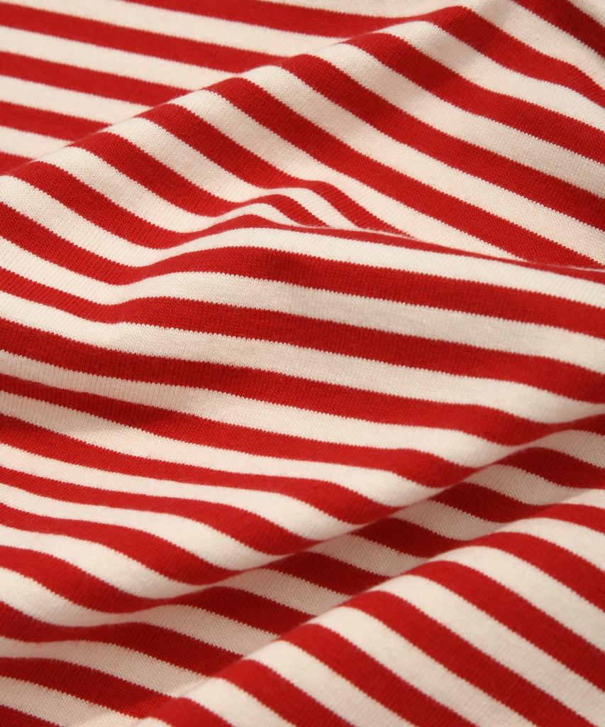 COVERNAT College Stripe Long Sleeve Red