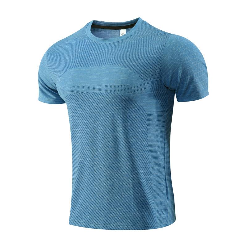 Summer running short-sleeved men's quick-drying breathable professional marathon half-sleeved t-shirt sports fitness training stretch top
