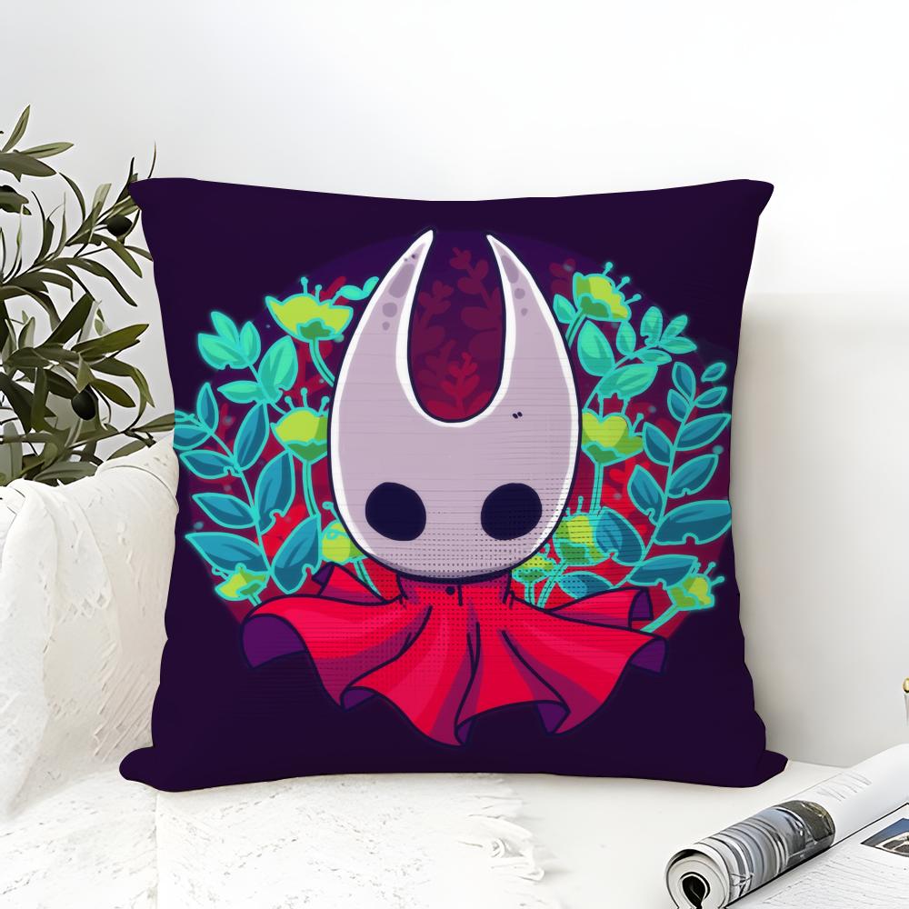 Metroidvania Game H-Hollow Knight Pillow Case Linen Pillow Case Sofa Home Decor Cushion Cover Cushion Cove