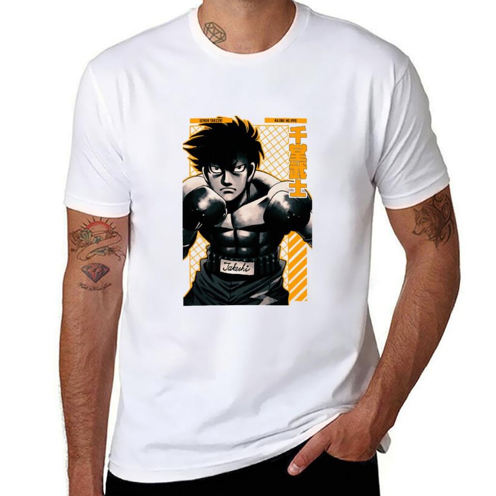 Sendo Takeshihajime No Ippoanime Star Edition Gold Tshirt Casual Pattern Print Tee Shirt