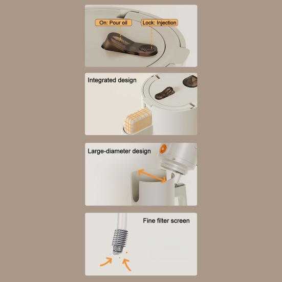 Ölsprühflasche Spender, 2-in-1 Glasmaterial Küchen Kochöl Sprüher, Lebensmittelgeeignet Nachfüllbar Koch Sprüher mit Ausgießer, für Küche, Salat,