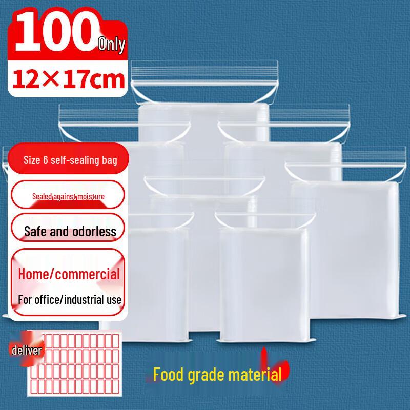 Youao Food Grade Transparent PE Ziplock Bags