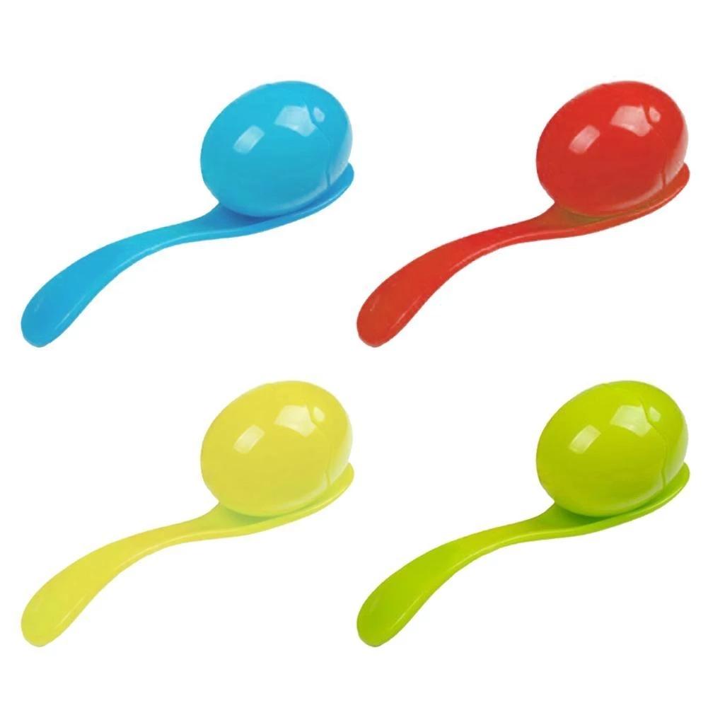 Egg And Spoon Race Game Kids Sensory Balance Toys Party Favors Outdoor Spielzeug Kinder Juegos Cumpleaños Niños Kinder Spiele