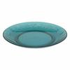 Assiette Estiva, Diamètre 20 Cm, Plastique, Bleu