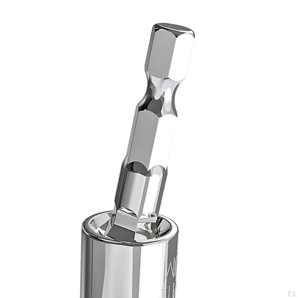 3 Piece Power Drill Socket Adapter Set, Hex Shank Set