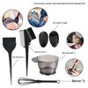 1Set Hair Dyeing Tools Set Home Salon Hair Dyeing Brush Hair Dyeing Cream Bowl Coloring Brush Comb Earcap Clips Dyeing Cape Kits