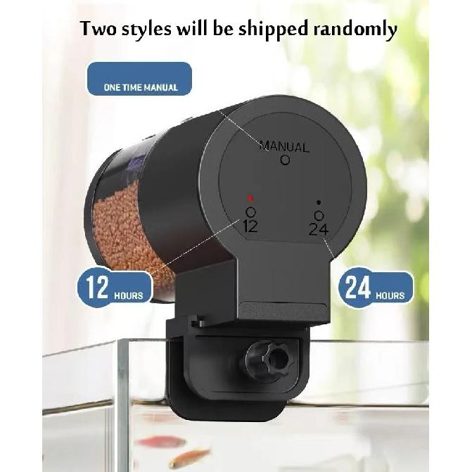Aquarium Feeder 100ml Smart Timed Feeder, Automatic Fish and Turtle Food Dispenser for Aquariums, Ideal for Vacation Use