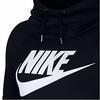 Nike Logo American Vintage Print Kordelzug Hoodie Damen Hoodies Schwarz 938061-010