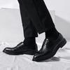 Fashion Men's Casual Shoes Oxfords Luxury 2024 Leather Fashion Business Shoes Men Lace-Up Male Comfortable Driving Shoe New Groom Shoes