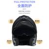 Orz-B08A-Motorcycle helmet, men's and women's four season open face helmet, double mirror knight semi full face helmet