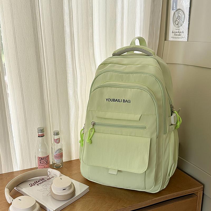 Mädchen Rucksack Einfarbig Damen Reise Rucksack mit großer Kapazität Studenten Schultasche
