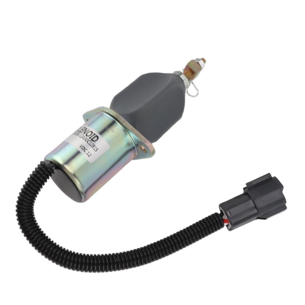 12V Fuel Shut Off Solenoid 1751ES 12A3UC12B1S Accurate Fuel Cut Off Stop Solenoid Valve for Generator Engine