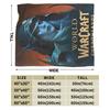 World of Warcraft, WOW Game Blanket Quality Super Warm  Throw Blanket Winter Picnic Outdoor Graphic Bedspread