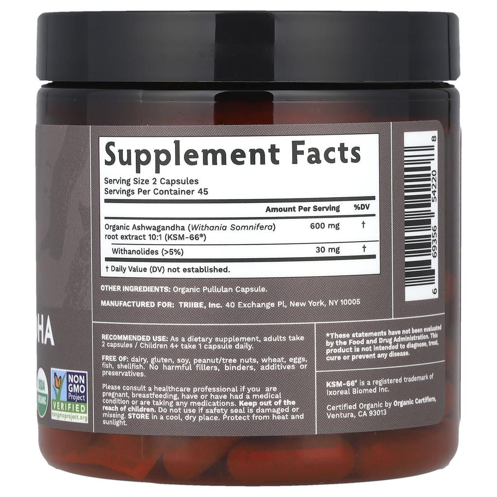 Ashwagandha Ksm-66® Vegan, 90 Capsules (300Mg Per Capsule)