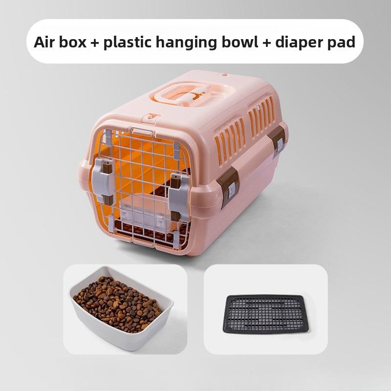PP Large Pet Air Carrier Portable Handheld Cage Universal Airline Standard Outdoor Travel Bag Comfortable Nest For Cats And Dogs