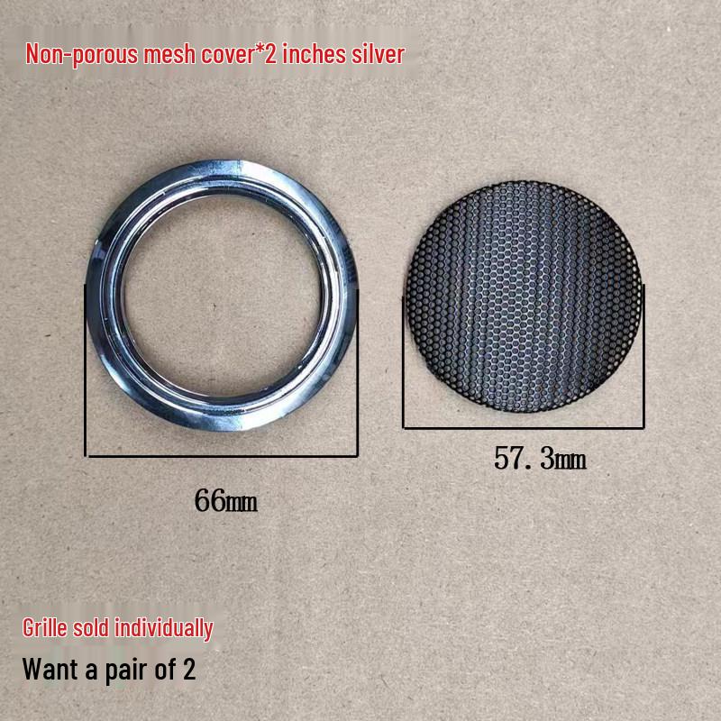 Bluetooth Speaker Grille Set: 2-inch, 3-inch, 4-inch Stainless Steel Dust & Decorative Covers