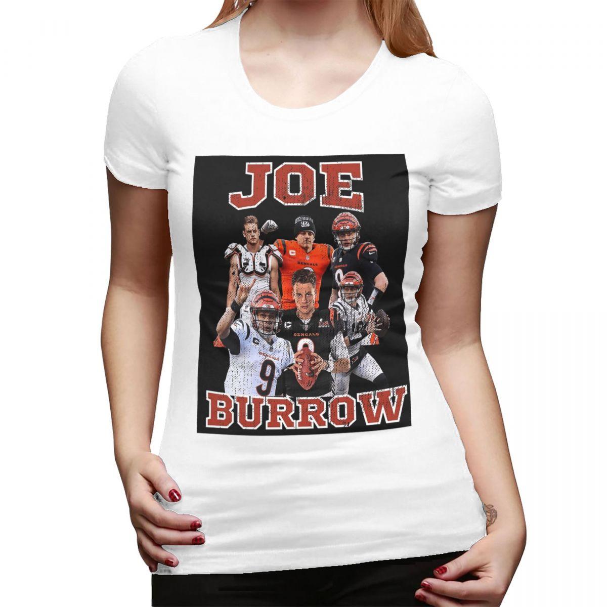 

Joe Burrow JB9 TShirt for Women Crew Neck Streetwear T Shirts Womens Tees Short Summer Clothes Tops S