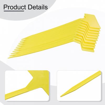 Red/White/Yellow/Blue Nursery Tray Plant Markers Pack of 10 Upturned Tags