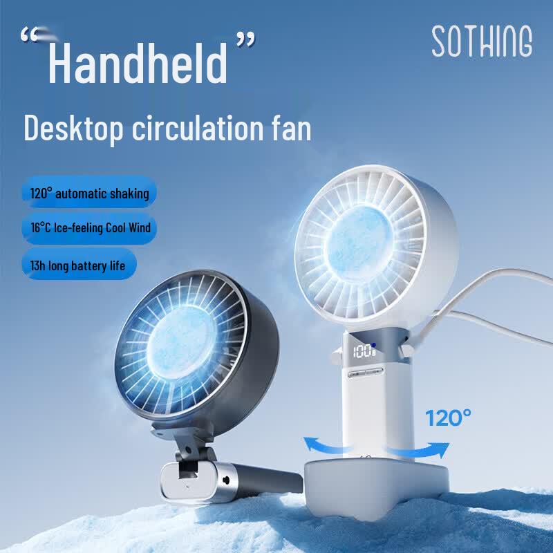 SOTHING Portable Handheld Rechargeable Fan