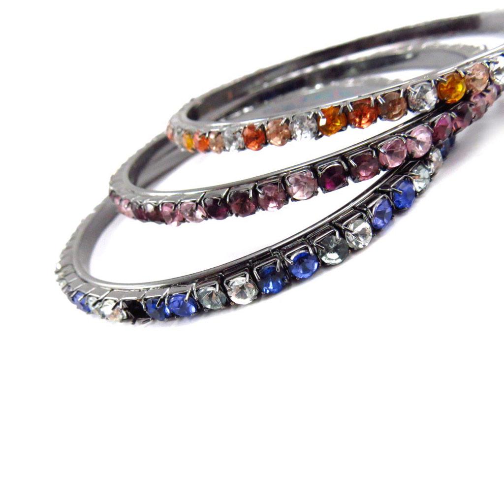 Les Trésors De Lily [J6662] - Designer-Armband 'Sissi' tutti frutti (3 Reihen)