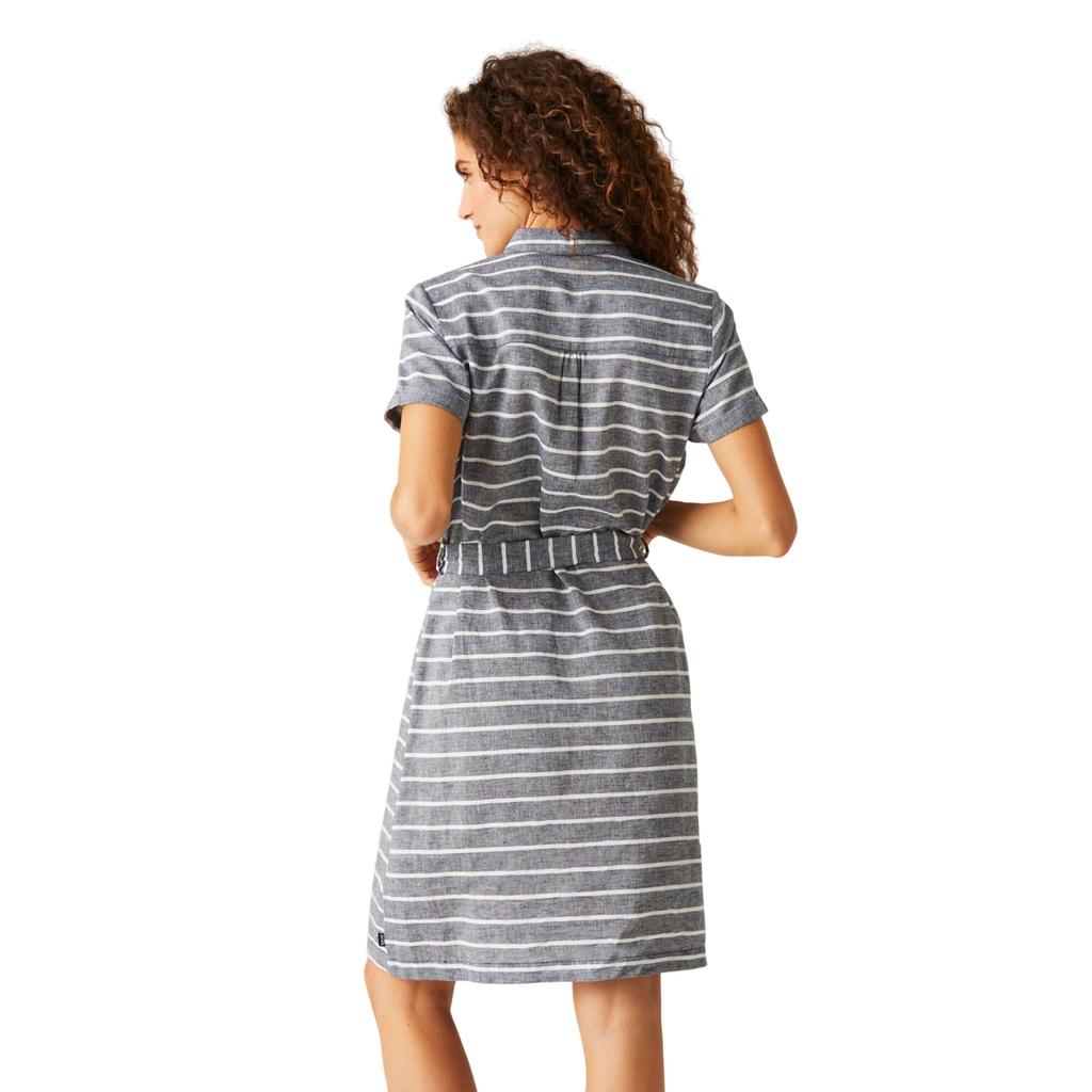 Regatta Vestido camisa listrado feminino / feminino Rema
