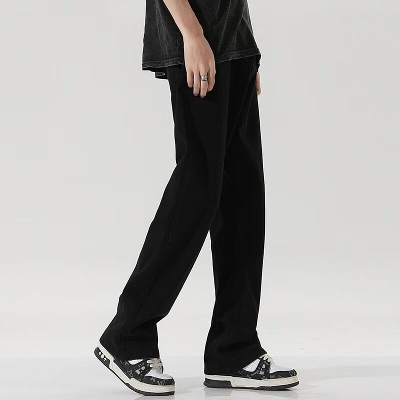 SWAMP AREA Men's High Street Retro Loose Fit Jeans