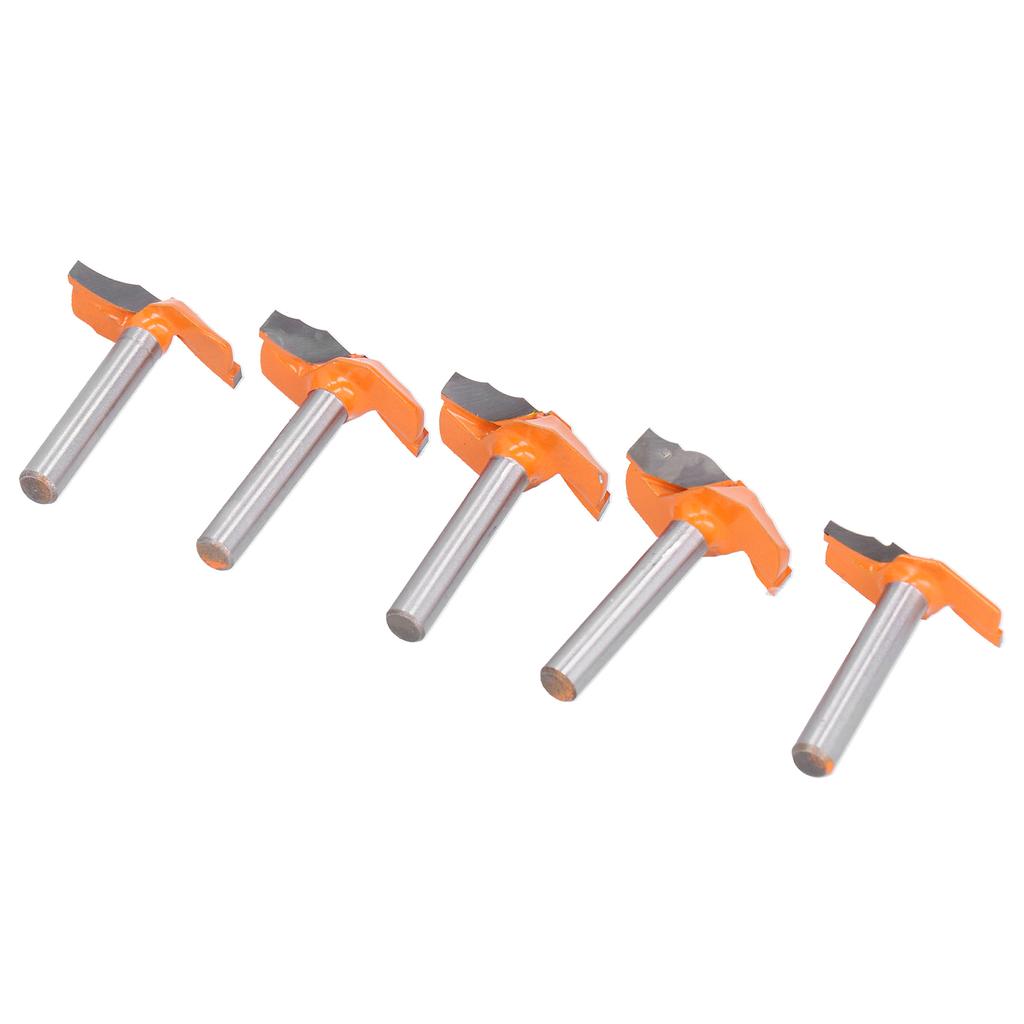5Pcs 14 Schaft Router Bit für Schrank Tür Holzbearbeitung Cutter Werkzeuge Fräser