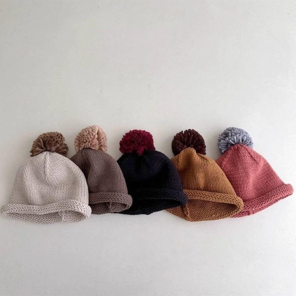 Windproof Children Head Cap Keep Warm Beanie Cap Comfortable Kids Winter Hat Winter