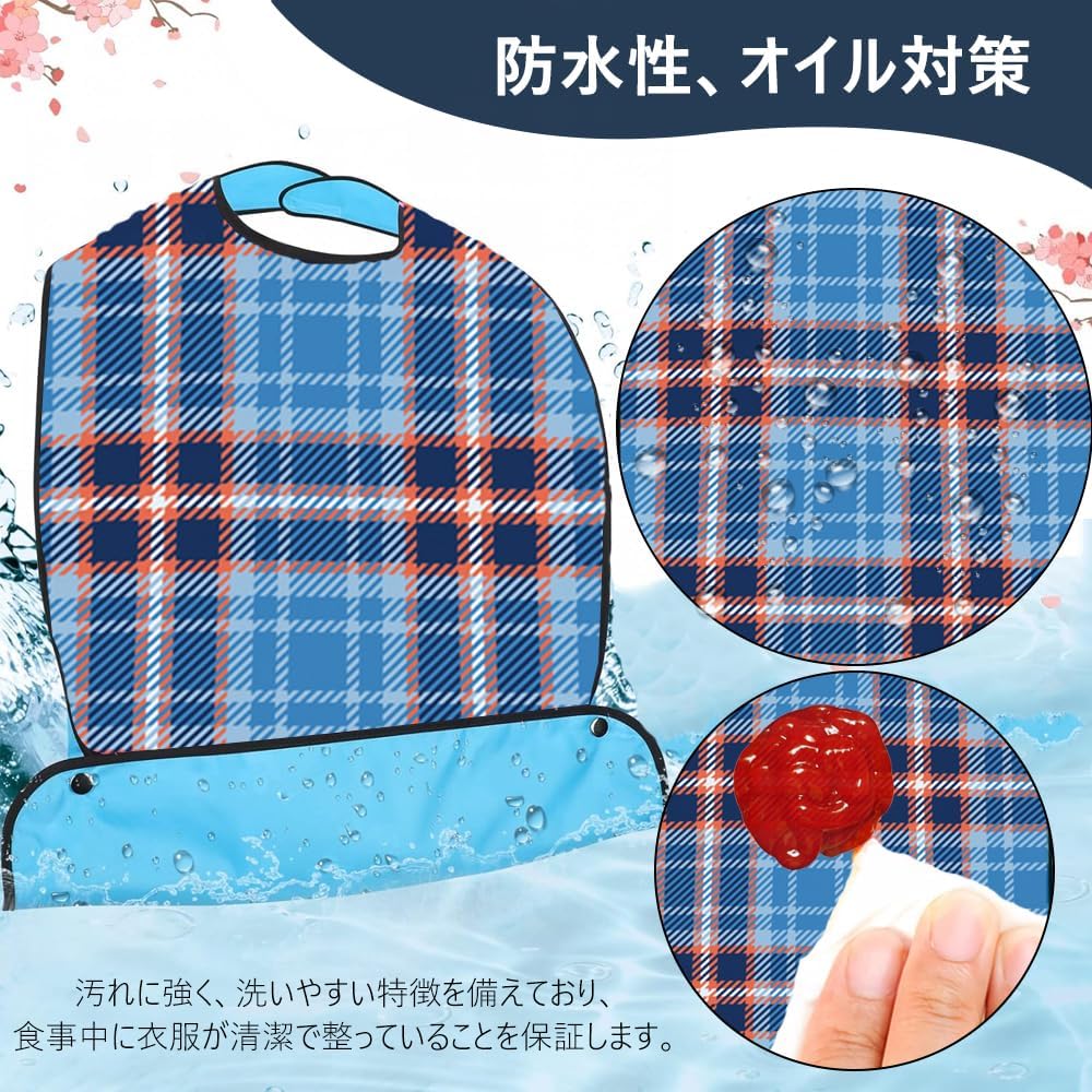Hiliboom Adult Waterproof Dining Apron High Durability And 3d Pocket