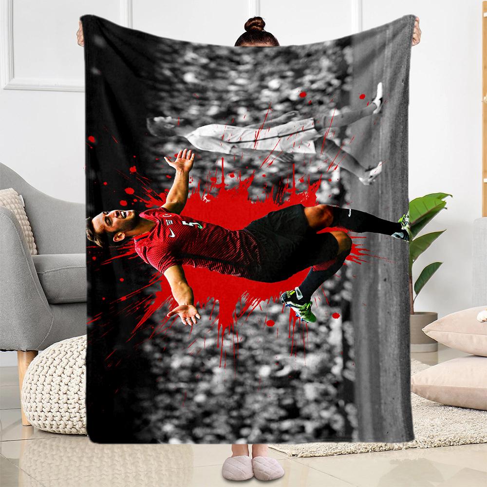 Ac Milan Celebration Moment Blanket Soft & Cozy Suitable for Couch Sofa Picnics Four Seasons Multipurpose Modern Style Birthday Christmas Gift Blanket