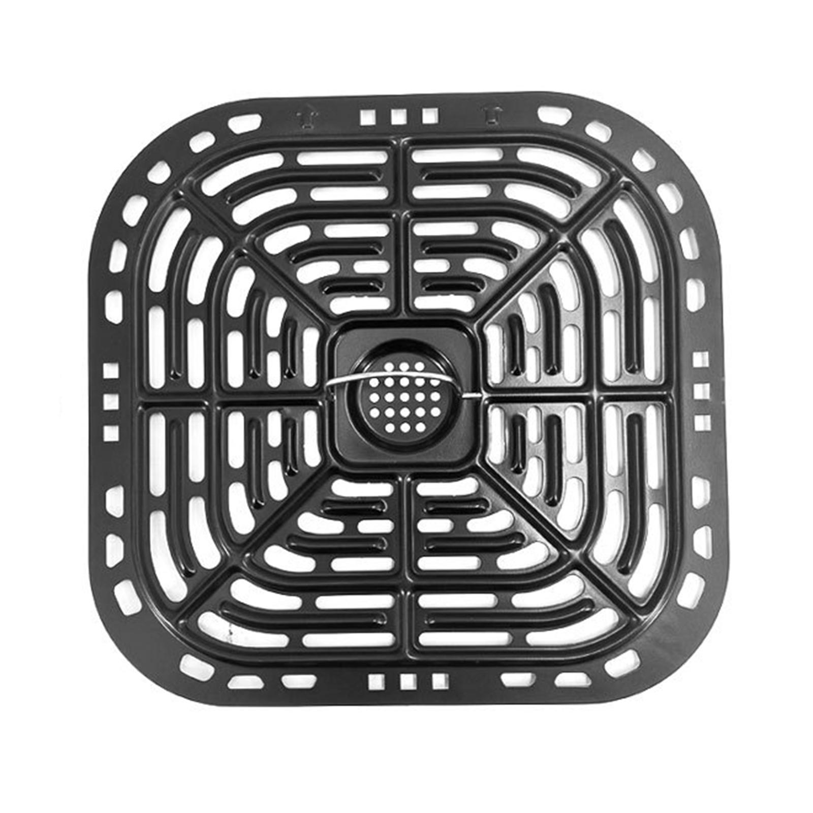 

Air Fryers Crisper Plate Replacement Grill Pan Square Non-Stick Fry Coating Pan for Instant Vortex 6qt Accessories A