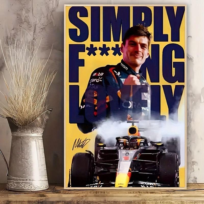 Racing Car Retro Style Metal Decorative Painting for Garage Room Decor