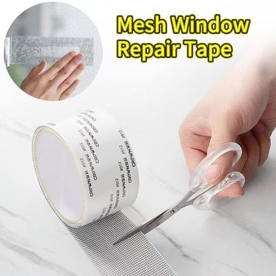 Window Mosquito Net Repair Tape Self-Adhesive Window Screen Repair Patch Strong Anti-Insect Fly Mesh Broken Holes Repair Tape