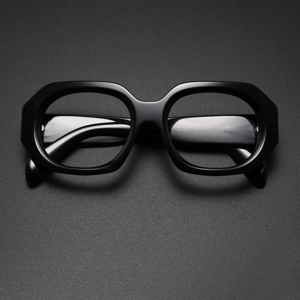 

Vintage Glasses Women Lady Acetate Fashion Polarized UV400 Sunglasses Blue Light Blocking Reading glasses Prescription Eyeglasse 0(NO BLUE LIGHT)
