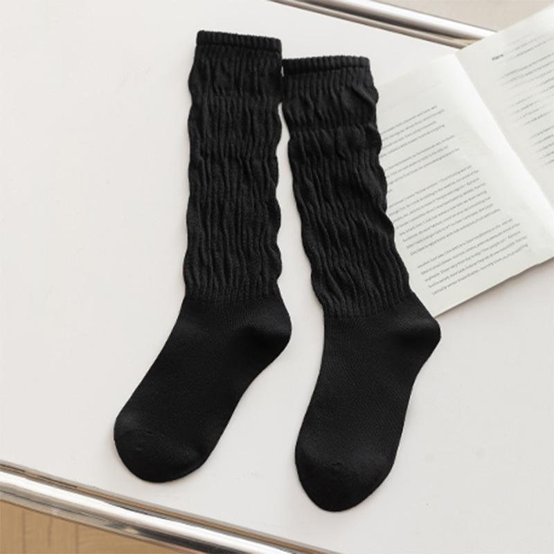 Simple Lantern Socks for Autumn and Winter, Trendy Slimming and Versatile High-top Twist-fit Large Intestine Pile Socks