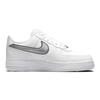 Nike Air Force 1 Low '07 Essential White Metallic Silver Black Women's Sneakers DD1523-100