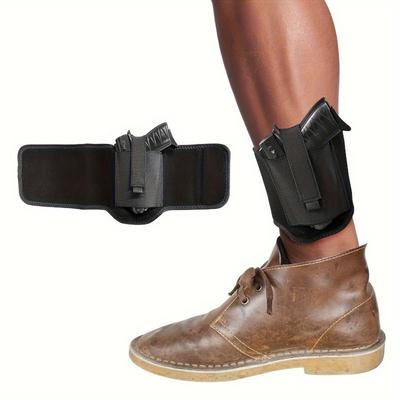 Kadın Erkek Gizli Taşıma İçin Dolgulu Neopren Ayak Bileği Kılıfı, Yedek Şarjör Kılıfı ve Gizleme İçin Ekstra Elastik Güvenli Kayış