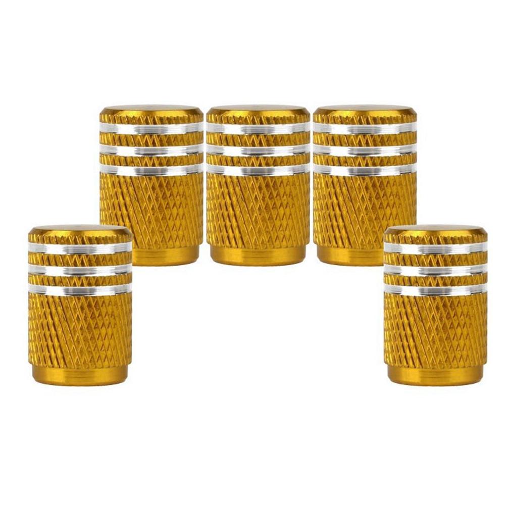 DSYCAR 4Pcs/Lot Universal Alu-Alloy Tire Valve Caps for Car Truck Motorcycle Bicycle Valve Stem Cover Tire Accessories Valve Stems 1