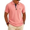 Men's Summer Short Sleeve Golf Shirt, Breathable Casual Beach Top, Wicking Business Casual T-Shirt