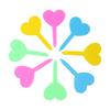 50pcs Heart Shaped Plant Labels Classification Marking Tool Plant Marker Identification Sign Flower Vegetable Color Labels