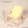 Foldable Wooden Beach Chair Phone Holder: Creative, Lazy Person Photo Stand & Desktop Ornament