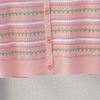 Women's V-Neck Striped Color-Block Short Sleeve Knit Top
