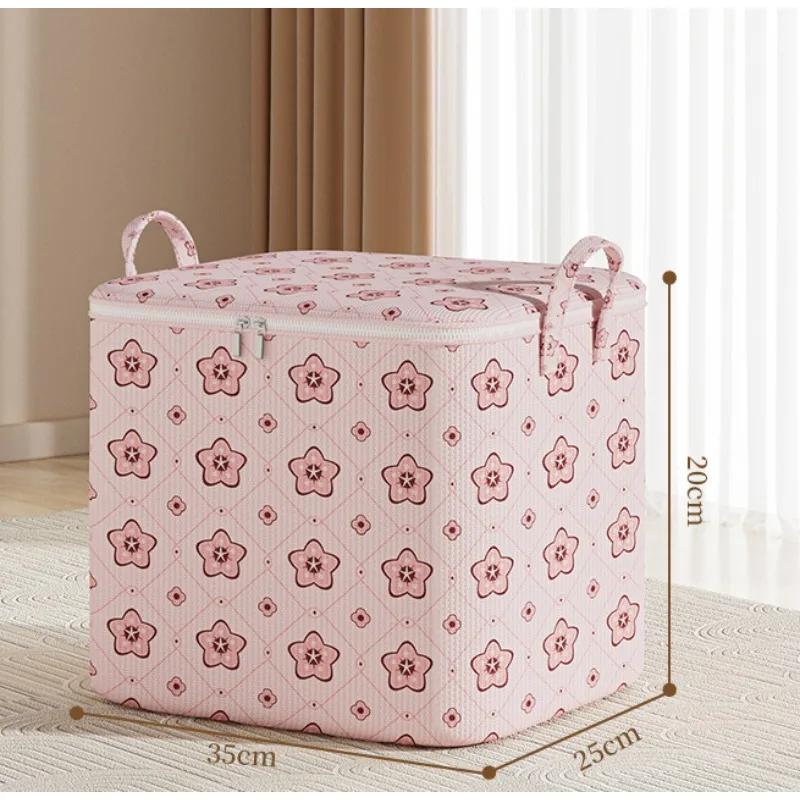 

Большая вместимость водонепроницаемая бытовая сумка для переезда домашняя одежда хлопчатобумажное одеяло сумка коробка для хранения многофункциональная сумка для хранения