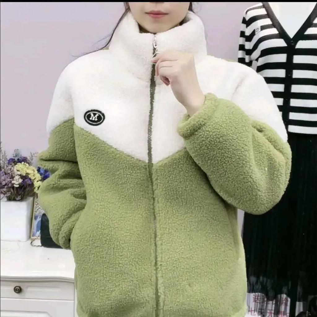 Winter Fashion Thickened Lamb Wool Coat Fleece Plus Size for Women