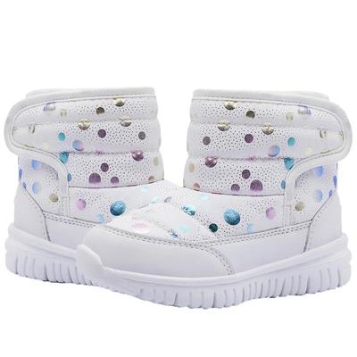 Ziitop Snow Snowshoes for Boys and Side Easy To Winter Shoes for Snow Sizes Kids' Boots, Girls, Waterproof, Warm, Lightweight, Non-Slip, Zipper, Wear,