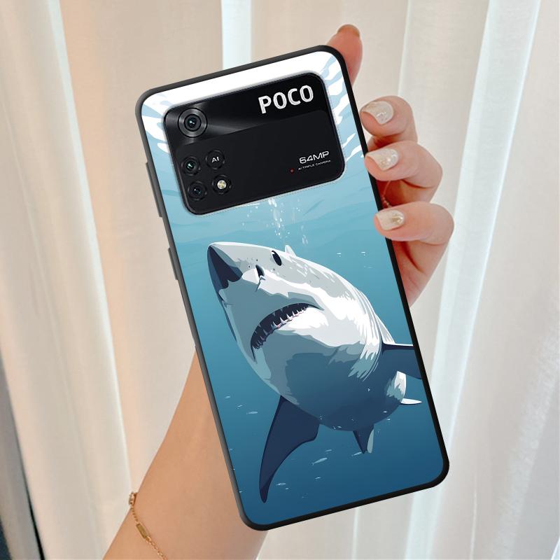 

Creative Marine Organisms Art Funda Phone Cover Case for Xiaomi Poco F8 F3 M3 M4 M7 Pro C50 F1 C75 M5 C71 X3 X4 X5 X7 Pro C61 Poco M5s